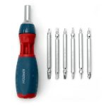 Набор: отвертка с битами SL6/PH2/SL8/PH4/PZ2/PH3/HEX5/PH1/TORX T20/SL5 КРАТОН