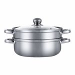 Кастрюля-мантоварка SAKURA SA-691 PROMO 1 сетка, 9,5л, 28см