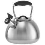 Чайник для плит со свистком ALPENKOK АК-549 3л нерж, индукционное дно (1/12)