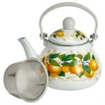 Чайник для плит 1,3л эмалированный, с фильтром нерж ЛИМОНЫ EM-1331 (1/8)