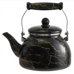 Чайник для плит EM-1346 3л эмалированный с керамической ручкой Marble (1/8)