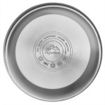 Чайник для плит ALPENKOK АК-546 1л с фильтром, индукционное капс дно, нерж, бежевый гранит (1/12)
