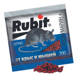 Средство для уничтожения мышей и крыс (зерно) 200г РУБИТ Зоокумарин (1/30)