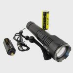 Фонарь ручной аккум LED HY-P19-PM10-TG ZOOM + боковой COB, акк. Li-ion 26650 Type-C, Power Bank