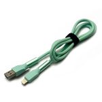 Кабель IPhone Lightning 1м G-07-IP силиконовый зеленый