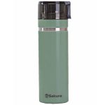 Термоc SAKURA TM-04-710GR 0,71л, двойная стенка, внутренняя колба-сталь, зеленая дымка