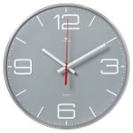 Часы настенные РУБИН КЛАССИКА круг d-25см корпус серый (1/10)