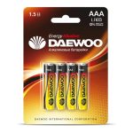 Батарейка мизинчиковая алкалиновая LR 3 1,5 V DAEWOO Energy Alkaline DB-4