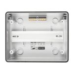 Бокс ЩРН-ПГ-8 модулей IP65 3008 GR Jazzway