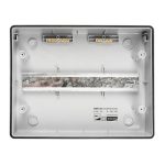 Бокс ЩРН-ПГ-12 модулей IP65 3012 GR Jazzway