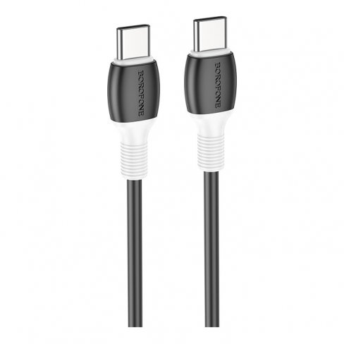 Кабель TYPE-C/TYPE-C 1м BX-84-TC 2,4A в коробке, черный BOPOFONE
