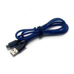 Кабель microUSB SAMSUNG 1м G-05-V8 силиконовый синий