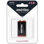 Батарейка крона солевая 6 F 22/1B Smartbuy (12/240)