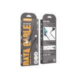 Кабель для зарядки и передачи данных S14 Type C 3А, 1м, черный Smartbuy